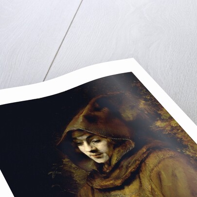 Portrait of His Son Titus, Dressed as a Monk by Rembrandt van Rijn