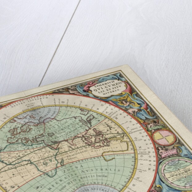 Plate 13 from Harmonia Macrocosmica by Andreas Cellarius