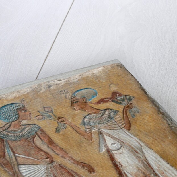 Armana style relief of a royal couple by Anonymous