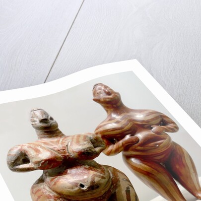Clay female statues from Hacilar by Anonymous