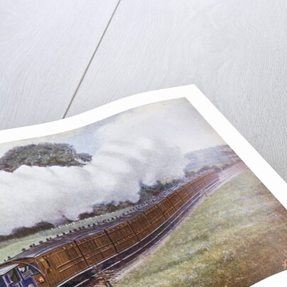 Tank locomotive pulling a Great Eastern Railway train by Anonymous