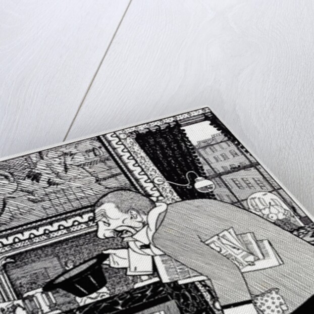 Caricature of impressionist painter Walter Richard Sickert by Anonymous