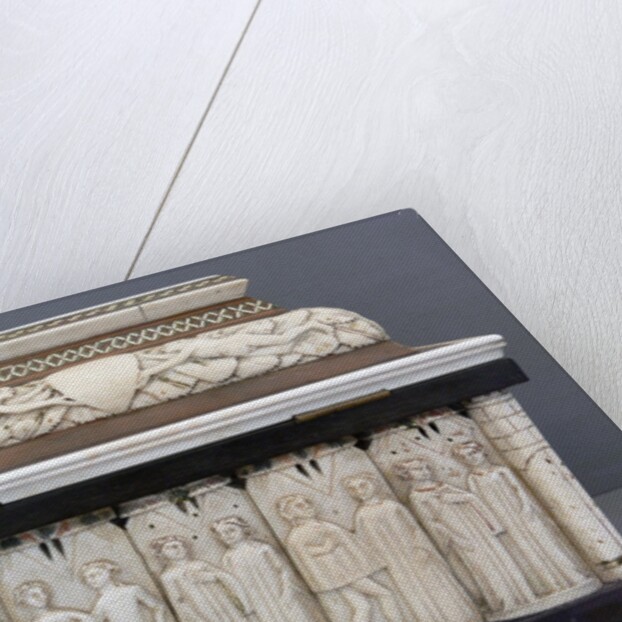 Embriachi workshop jewelery casket with pairs of lovers by Anonymous