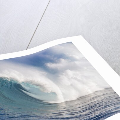 Breaking waves at a surfing area called Peahi, north shore of Maui, Hawaii by Anonymous