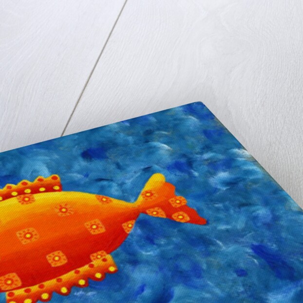 Spotted colorful fish by Anonymous