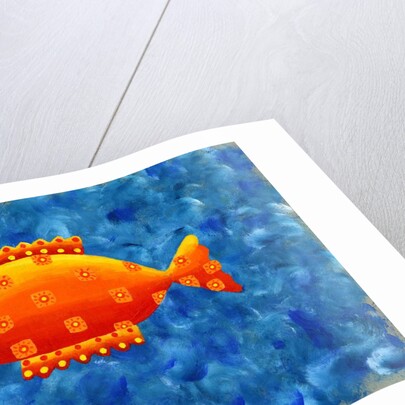 Spotted colorful fish by Anonymous