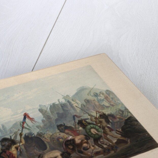 Bison dance of the Mandan Indians by Karl Bodmer