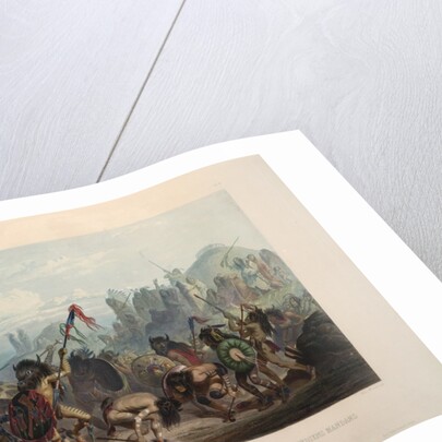 Bison dance of the Mandan Indians by Karl Bodmer