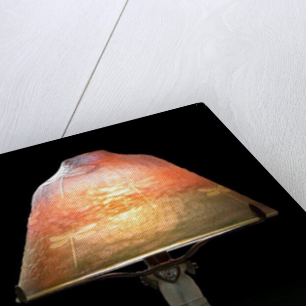 Art Nouveau glass lamp by Anonymous