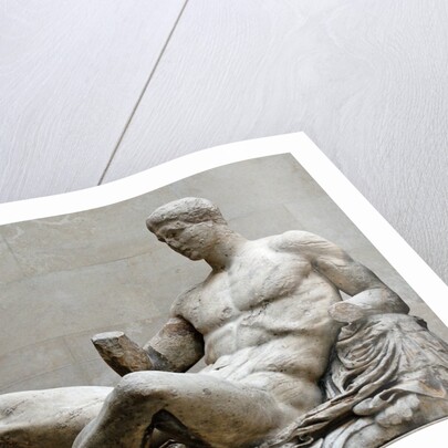Sculpture of reclining Dionysos by Anonymous