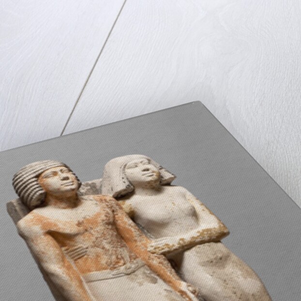 Egyptian Fifth Dynasty statue of Kapuptah and his wife by Anonymous