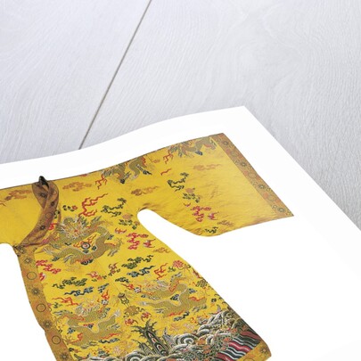 Qing Dynasty dragon robe of Ryukyu king by Anonymous