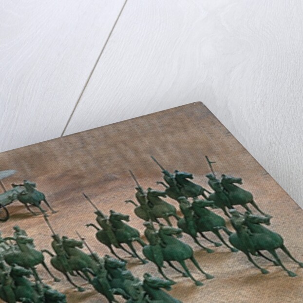 Eastern Han Dynasty bronze cavalry and chariots by Anonymous