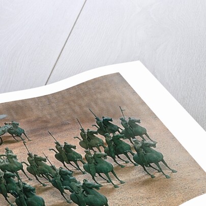 Eastern Han Dynasty bronze cavalry and chariots by Anonymous
