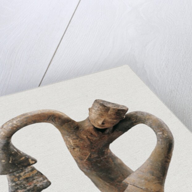 Han Dynasty sculpture of terracotta dancer by Anonymous