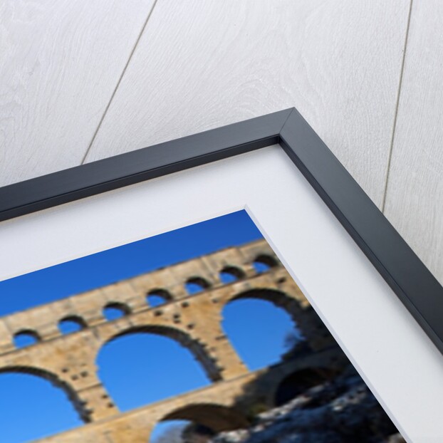 Pont du Gard and Gard River by Anonymous