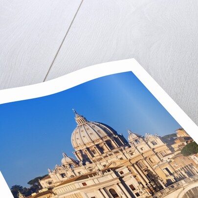 Sant'Angelo Bridge and St. Peter's Basilica by Anonymous