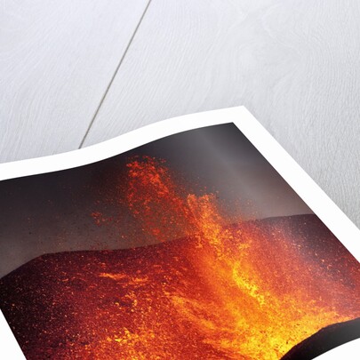 Eruption at Eyjafjallajokull glacier by Anonymous