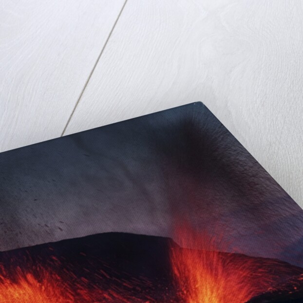 Lava erupting from Eyjafjallajokull by Anonymous