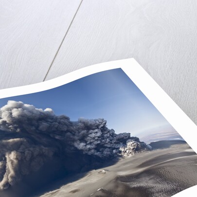 Eyjafjallajokull volcano erupting in Iceland by Anonymous
