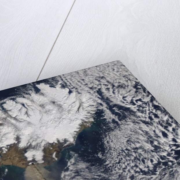 Ash plume from the Erupton of Eyjafjallajokull Volcano in Iceland by Anonymous