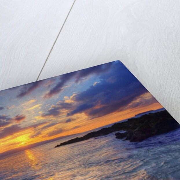 Sunset at Maui Wai or Secret Beach on Maui in Hawaii by Anonymous