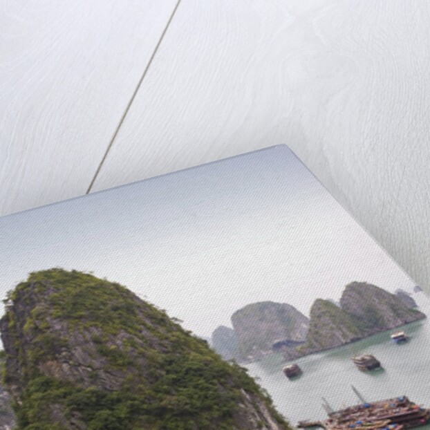 Boats in Halong Bay in Vietnam by Anonymous