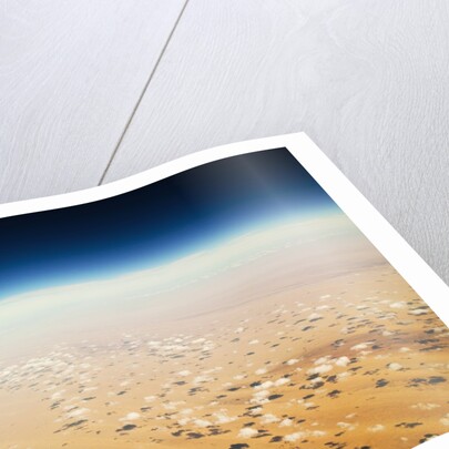 Aerial view of a desert by Anonymous