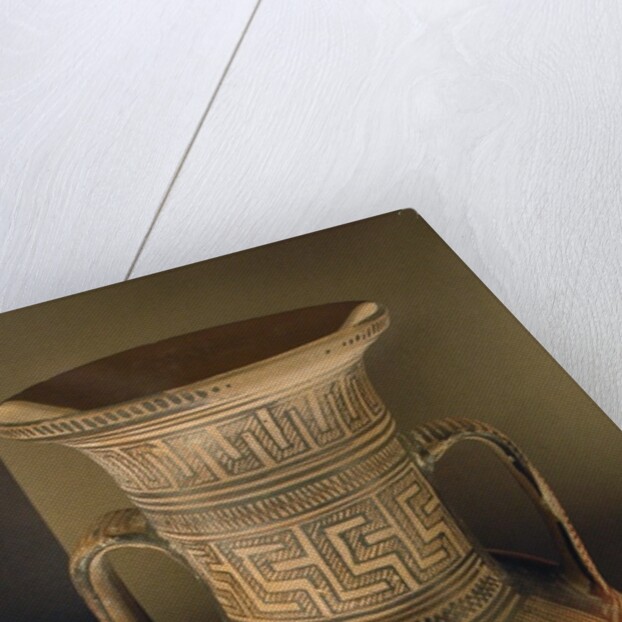 Late Geometric Attic amphora by Anonymous