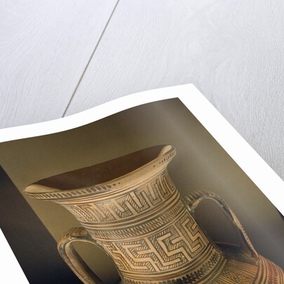 Late Geometric Attic amphora by Anonymous