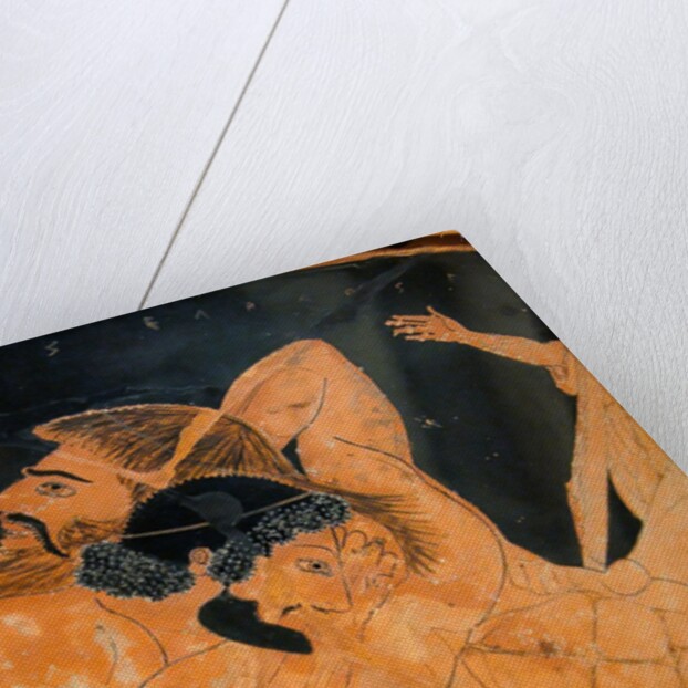 Detail of red-figured calix krater by Euphronios and Euxitheos