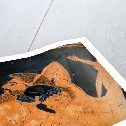 Detail of red-figured calix krater by Euphronios and Euxitheos