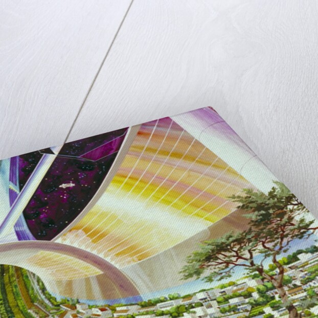 Torus Wheel Settlement Interior by Rick Guidice