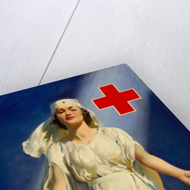 World War II Red Cross painting by Haddon Sundblom