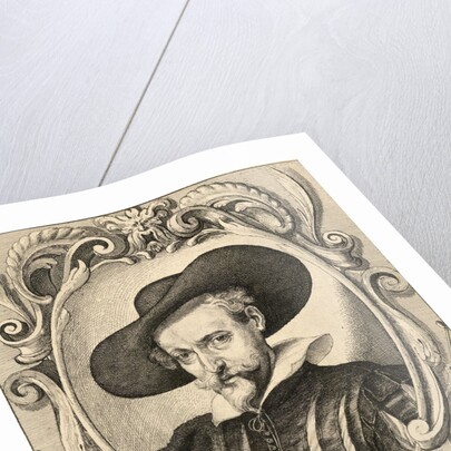 Portrait of Peter Paul Rubens by Wenceslaus Hollar
