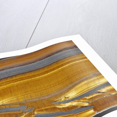 Banded iron formation rock sample by Anonymous