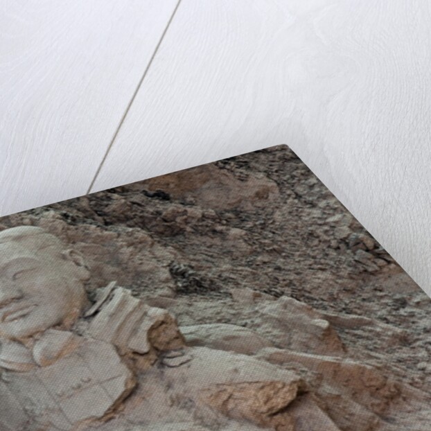 Broken terracotta soldier at Qin Shi Huangdi Tomb by Anonymous