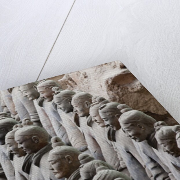 Terracotta soldiers at Qin Shi Huangdi Tomb by Anonymous