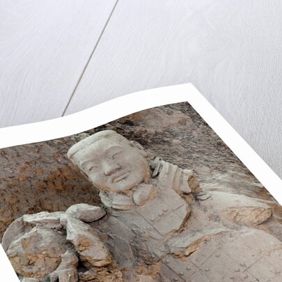 Broken terracotta soldier at Qin Shi Huangdi Tomb by Anonymous