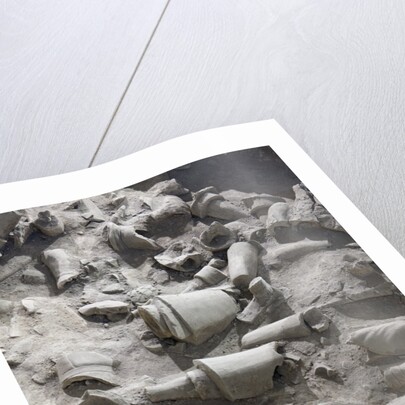 Remains of terracotta soldiers by Anonymous