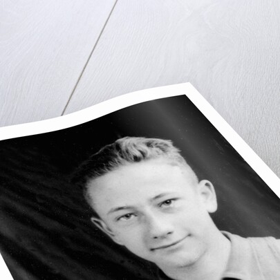 Ten year old boy in a school portrait by Anonymous