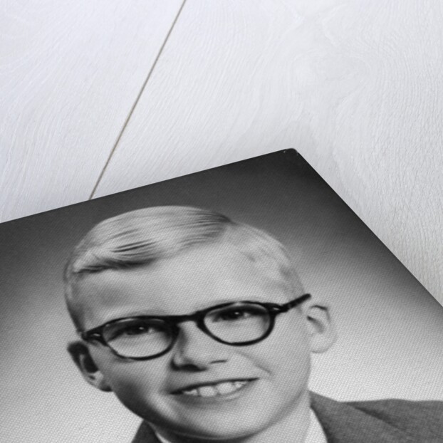 Eight year old school boy portrait, ca. 1954 by Anonymous