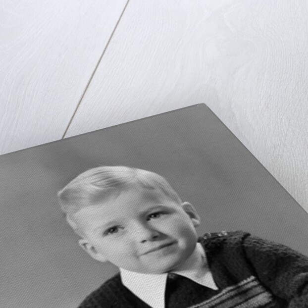 Five year old boy formal portrait, ca. 1951 by Anonymous