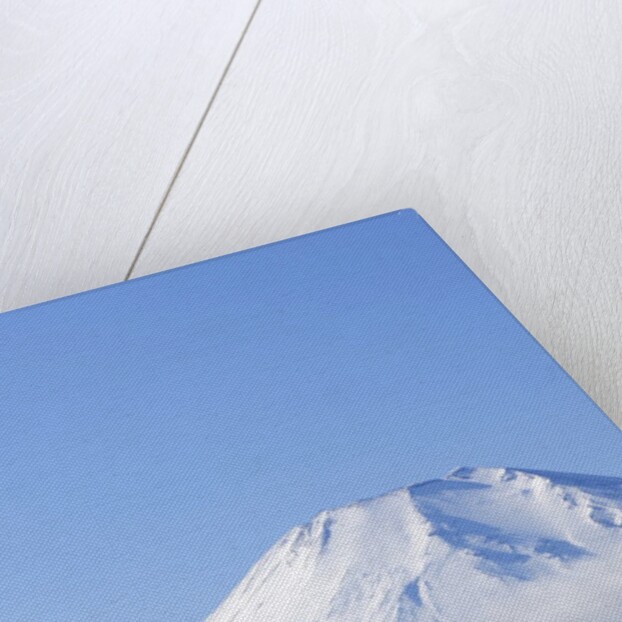 Mt. Fuji covered in snow. Yamanakako, Yamanashi Prefecture, Japan by Anonymous