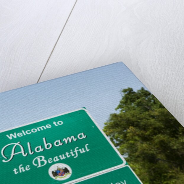 Welcome to Alabama highway sign by Anonymous