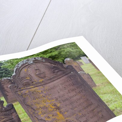 Old Gravestones, Connecticut by Anonymous