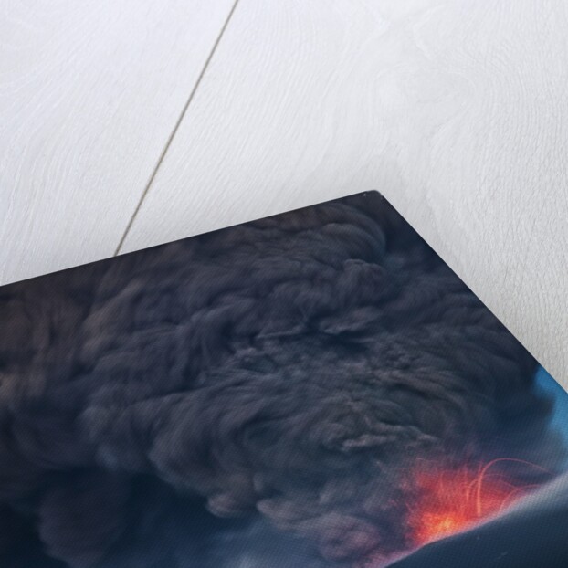 Ash plume from the Eyjafjallajokull eruption by Anonymous