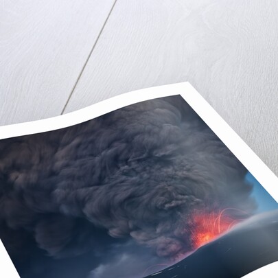 Ash plume from the Eyjafjallajokull eruption by Anonymous