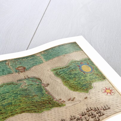Map of St. Augustine by Baptista Boazio