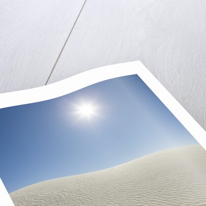 Sun in White Sands National Monument by Anonymous